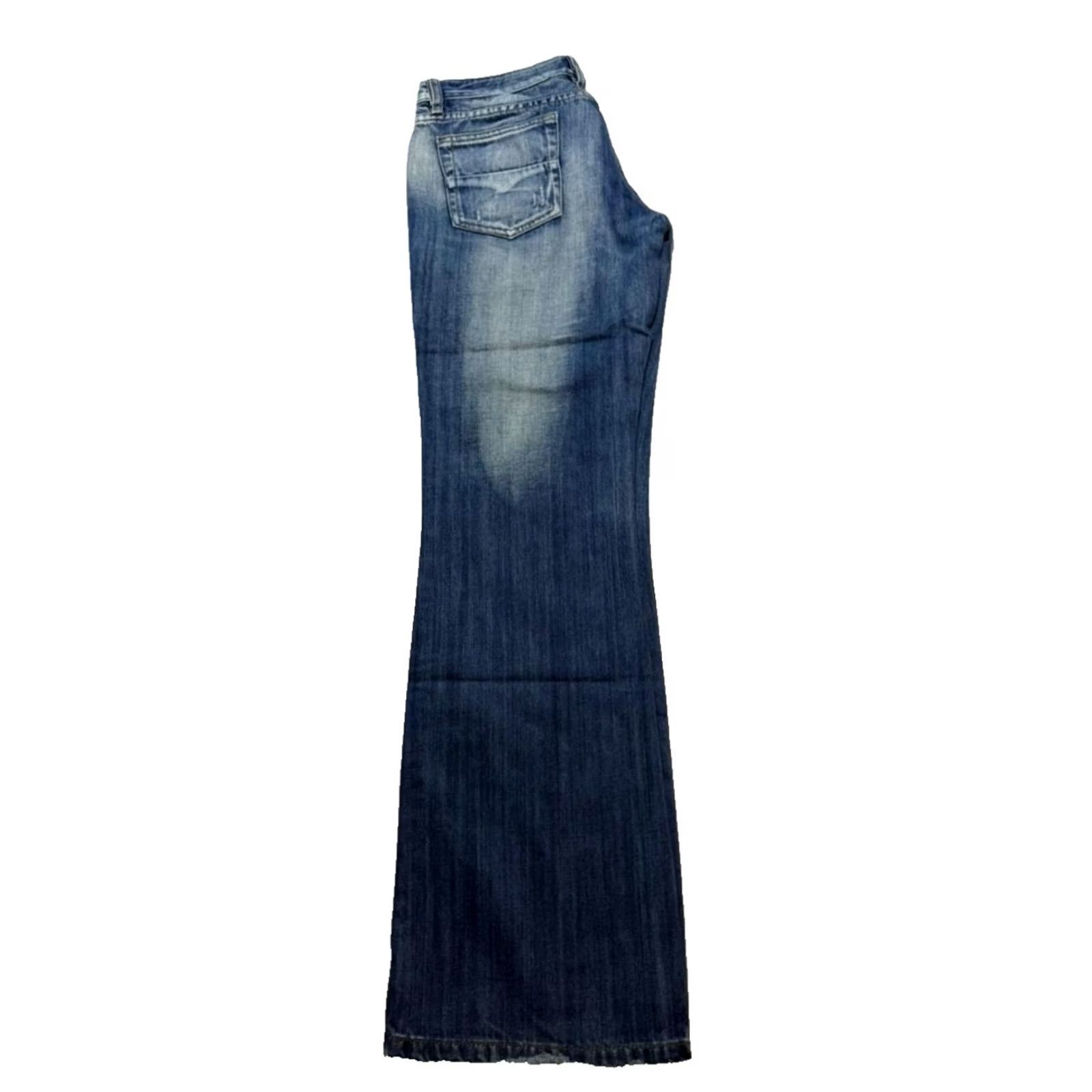 Diesel Diesel Jeans Bootcut D-Ebbey 30 Blue Cotton Denim Logo 5-Pocket Women Regular XS? Size 30" / US 8 / IT 44 - 5 Thumbnail
