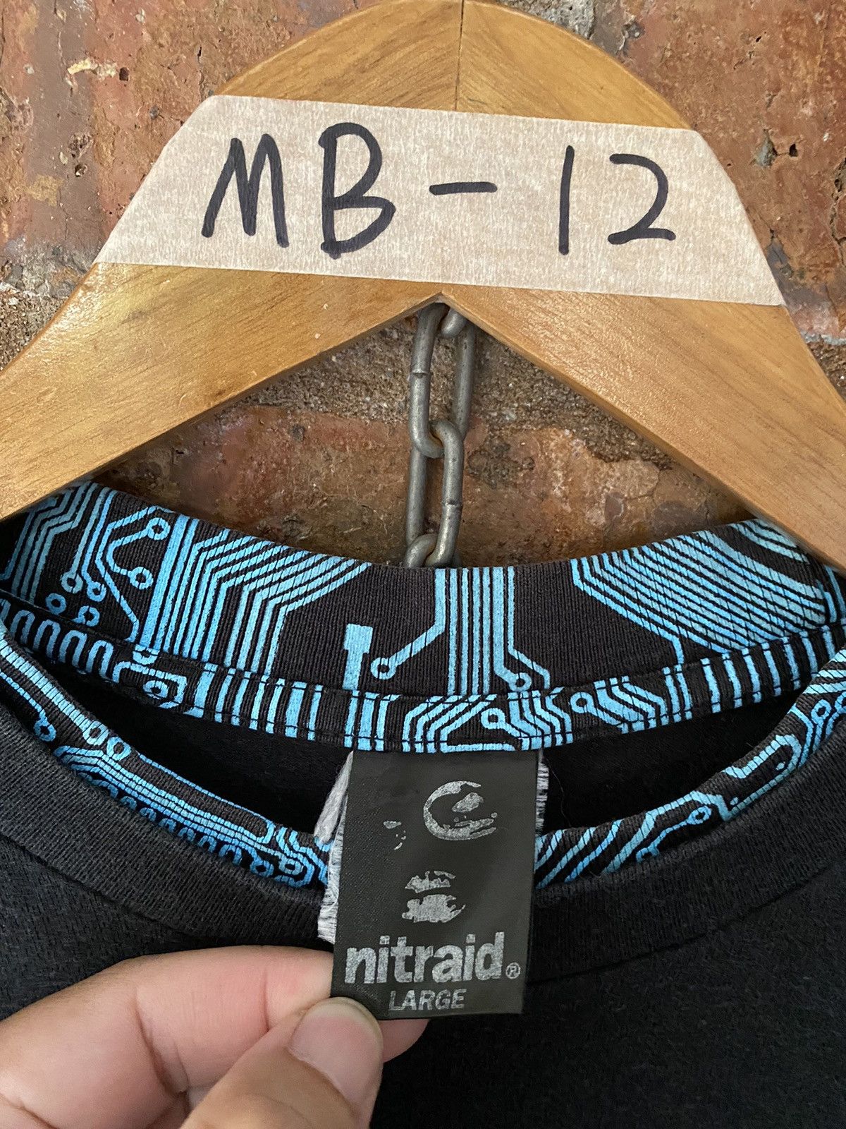 Japanese Brand 1990s Nitraid Japan Electrical Board Circuit Size US M / EU 48-50 / 2 - 10 Thumbnail