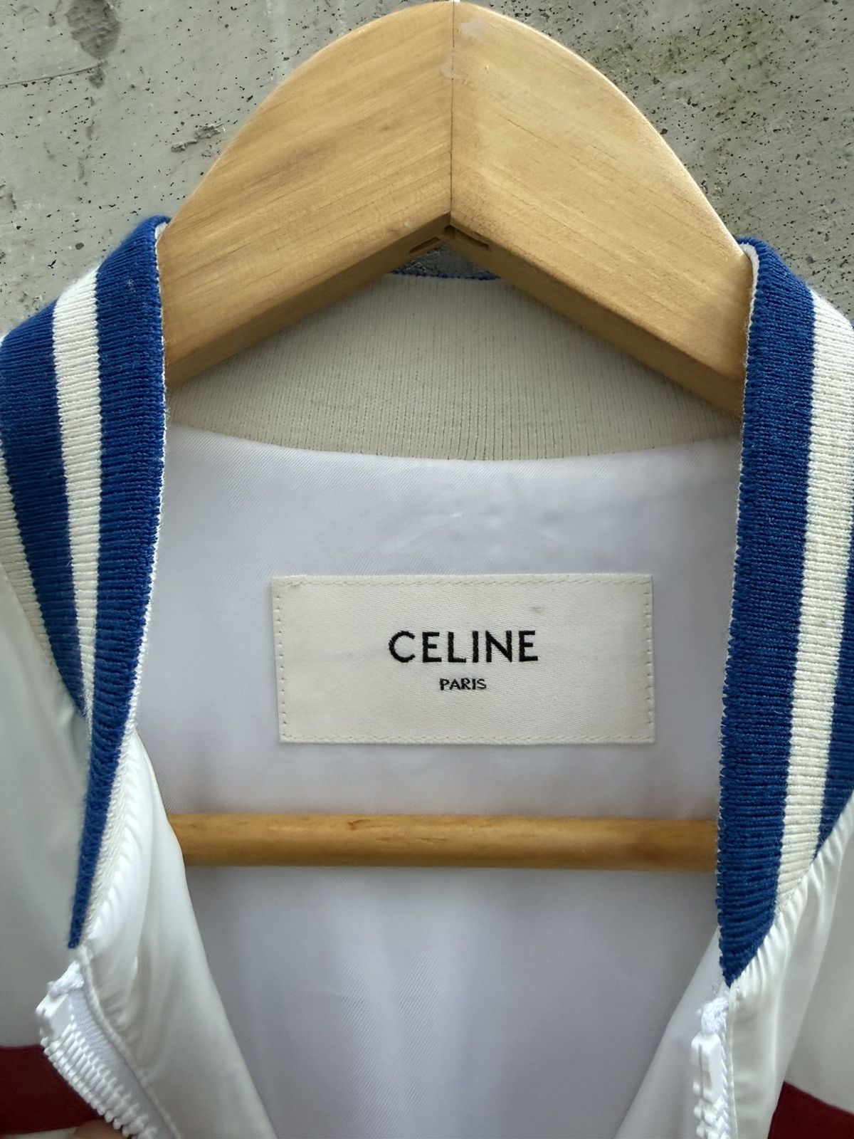 Celine SS24 Celine Striped Cropped Nylon Puffer Size XS / US 0-2 / IT 36-38 - 13 Thumbnail