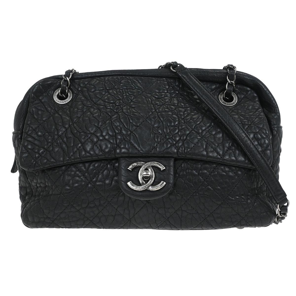 Chanel Chanel Chanel Matelassé Cuir Noir Black leather Size ONE SIZE - 1 Thumbnail