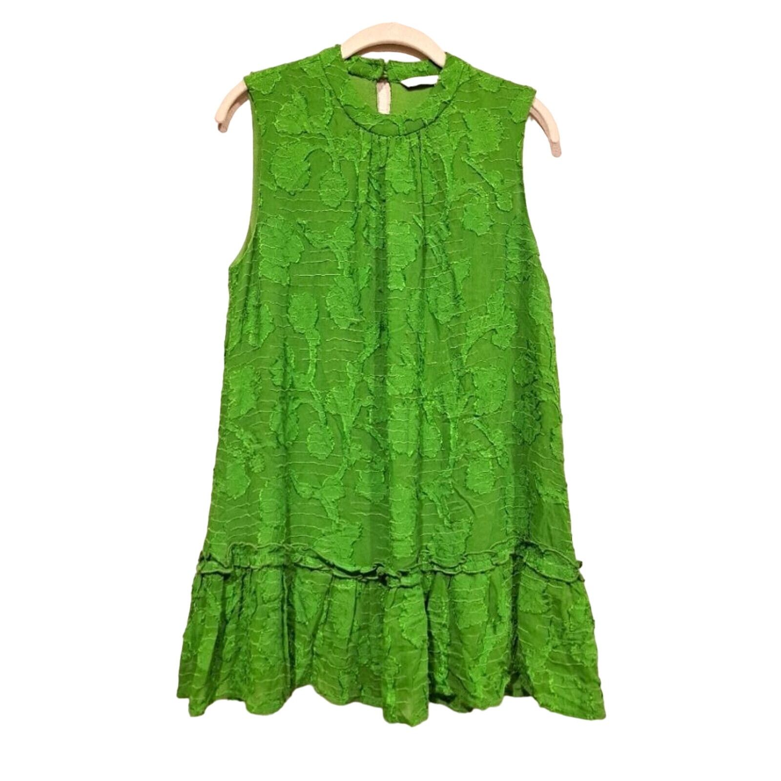 Other Soft Surroundings green sleeveless blouse w/ lace, Small Size S / US 4 / IT 40 - 1 Thumbnail
