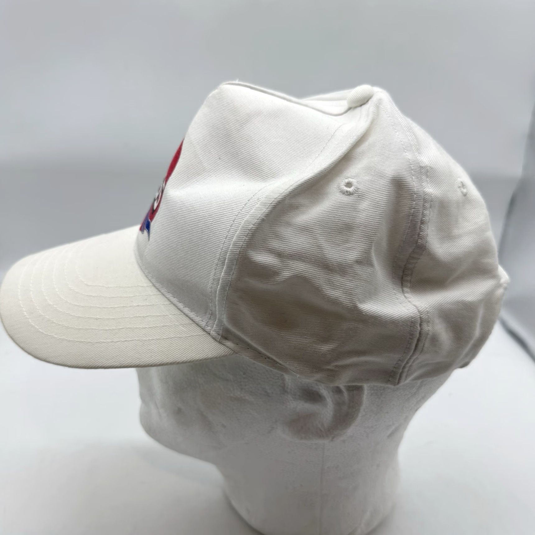 Vintage VINTAGE Weiss Reisen Snapback Hat Cap White Mens Adjustable White USA Ford Dealership Canvas Cotton Hat Cap Snapback Cotton Adjustable White USA Ford Size ONE SIZE - 7 Thumbnail