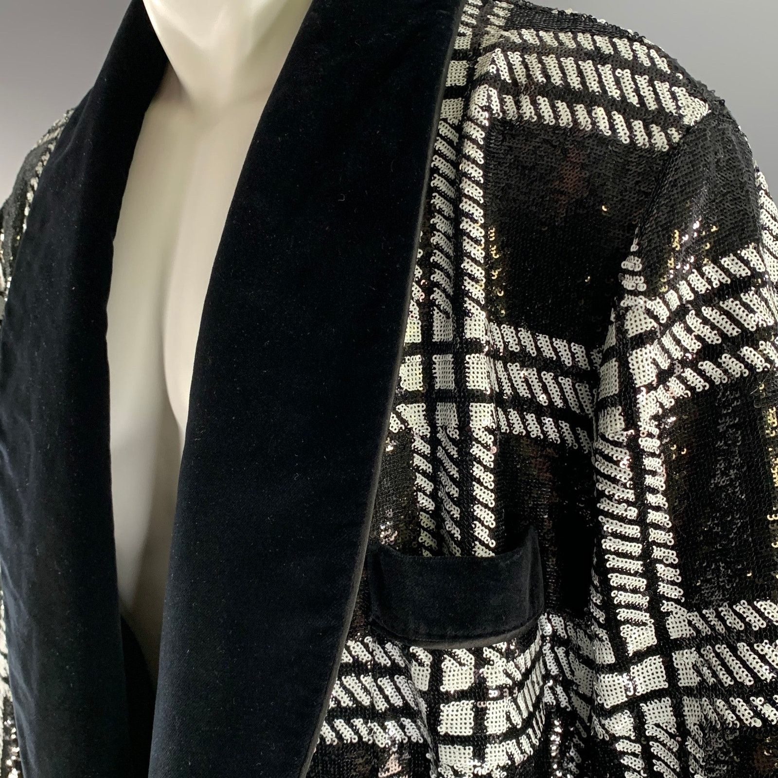 Dolce & Gabbana DOLCE & GABBANA TAILORED by Size 46 Sequined Robe Coat Size US 13 / EU 46 - 8 Thumbnail