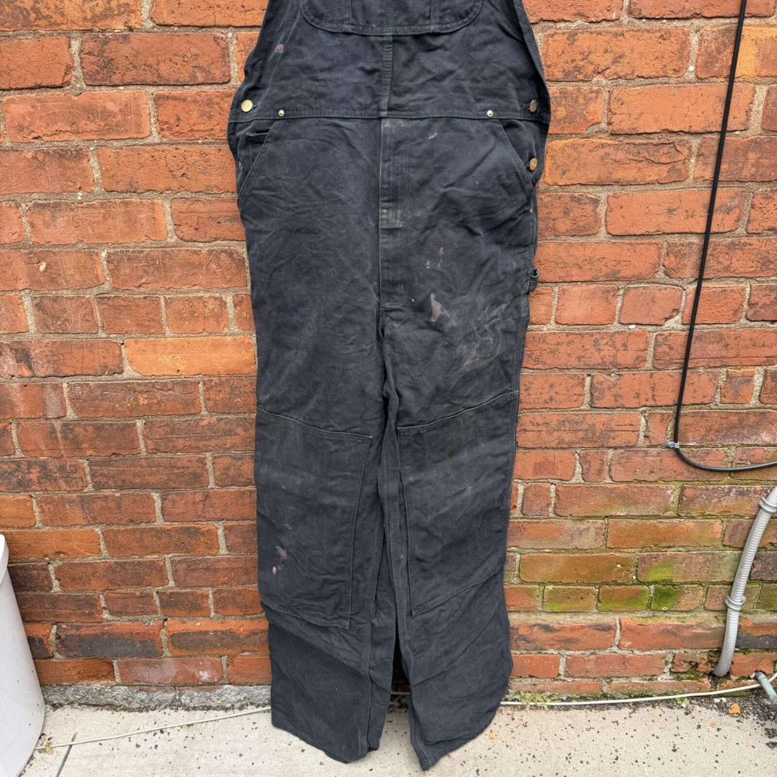 Carhartt vintage carhartt double knee overalls 00s 36x34 Size US 36 / EU 52 - 5 Thumbnail