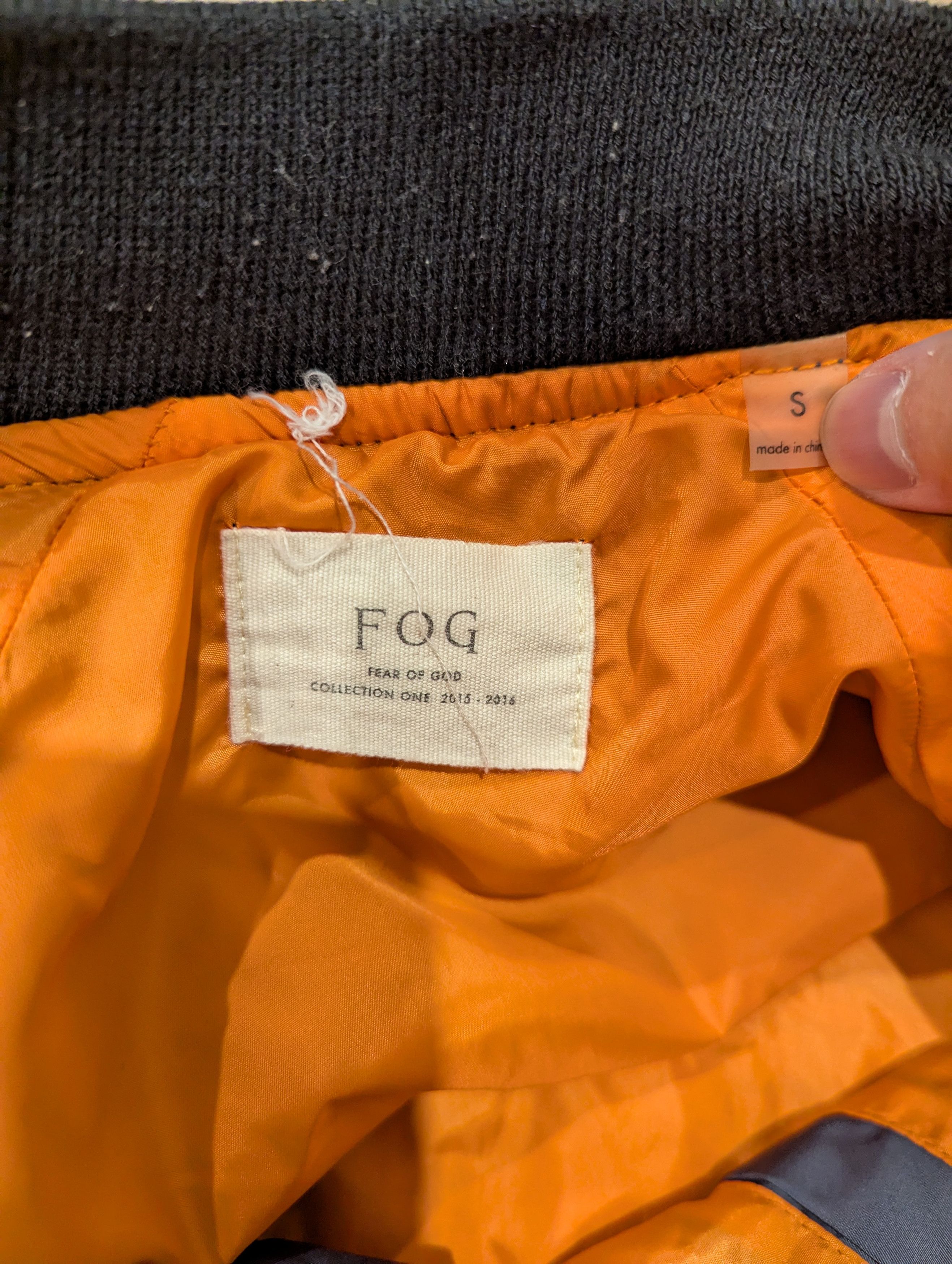 Fear of God FOG Collection 1 Bomber Jacket Size US S / EU 44-46 / 1 - 3 Thumbnail