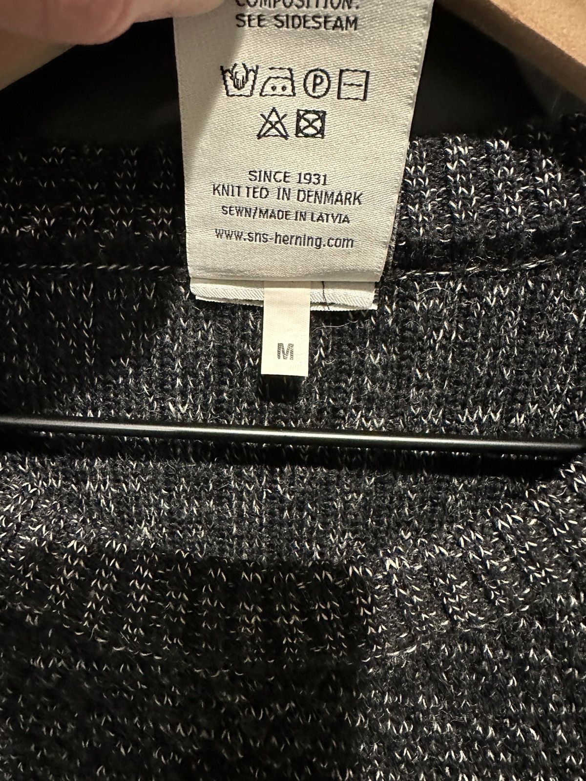 S.N.S. Herning SNS Herning Black Crew Neck sweater Size US M / EU 48-50 / 2 - 3 Thumbnail