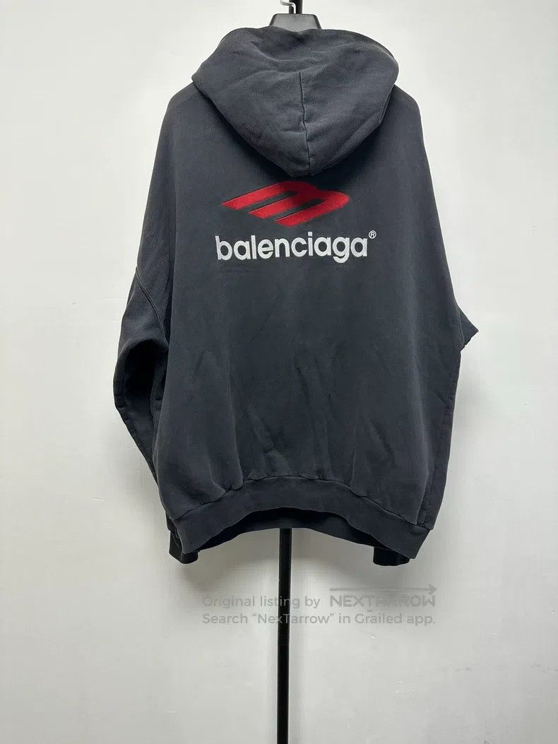 Balenciaga Balenciaga Letter Pattern Printed Hooded Casual Sweatshirt Size US S / EU 44-46 / 1 - 2 Thumbnail