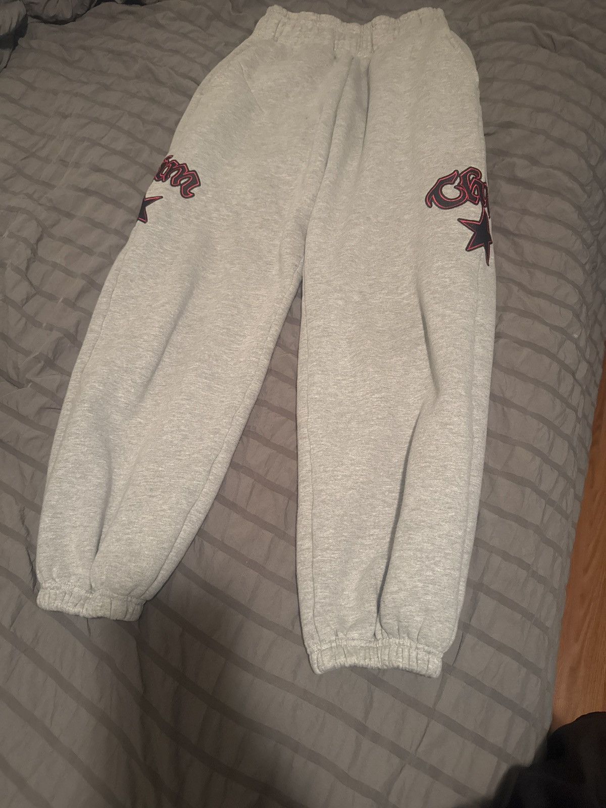 HMDD Hmdd Chim Star Grey Cuffed Sweats Size US 28 / EU 44 - 1 Thumbnail