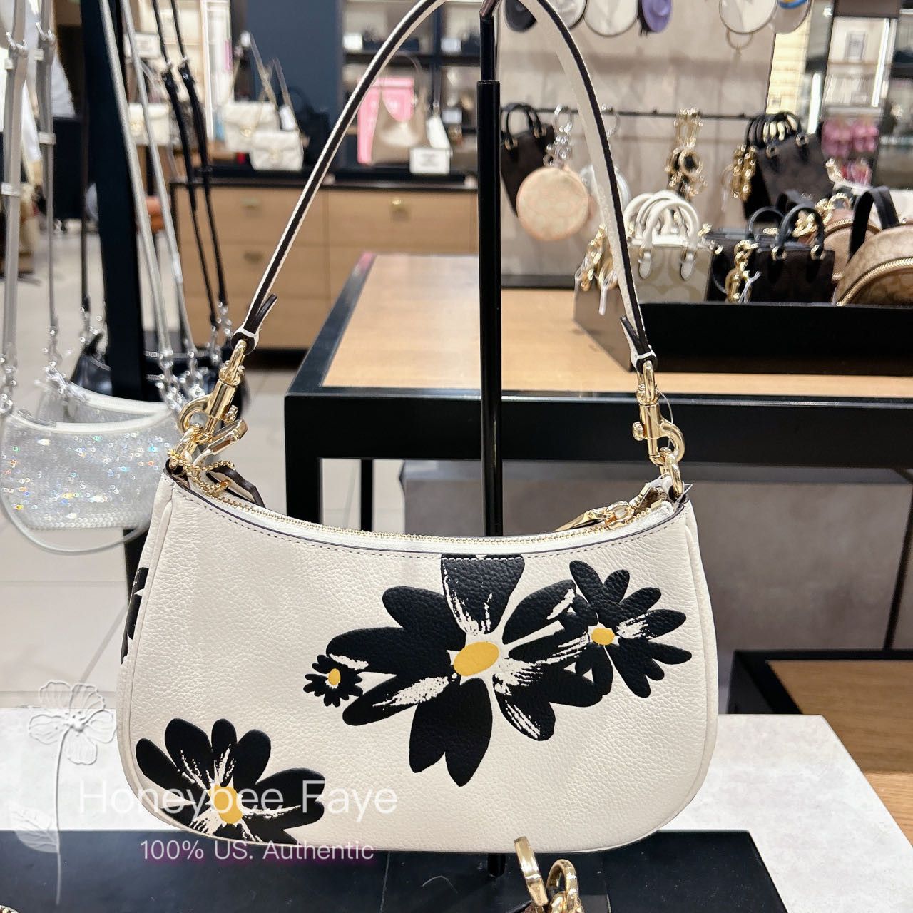 Coach Teri Shoulder Bag With Floral Print CZ587 Size ONE SIZE - 2 Thumbnail