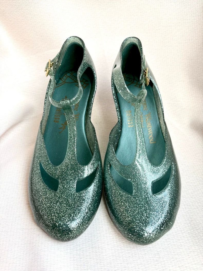 Vivienne Westwood Vivienne Westwood Gray glitter cat paw shoes Size US 6.5 / IT 36.5 - 2 Thumbnail