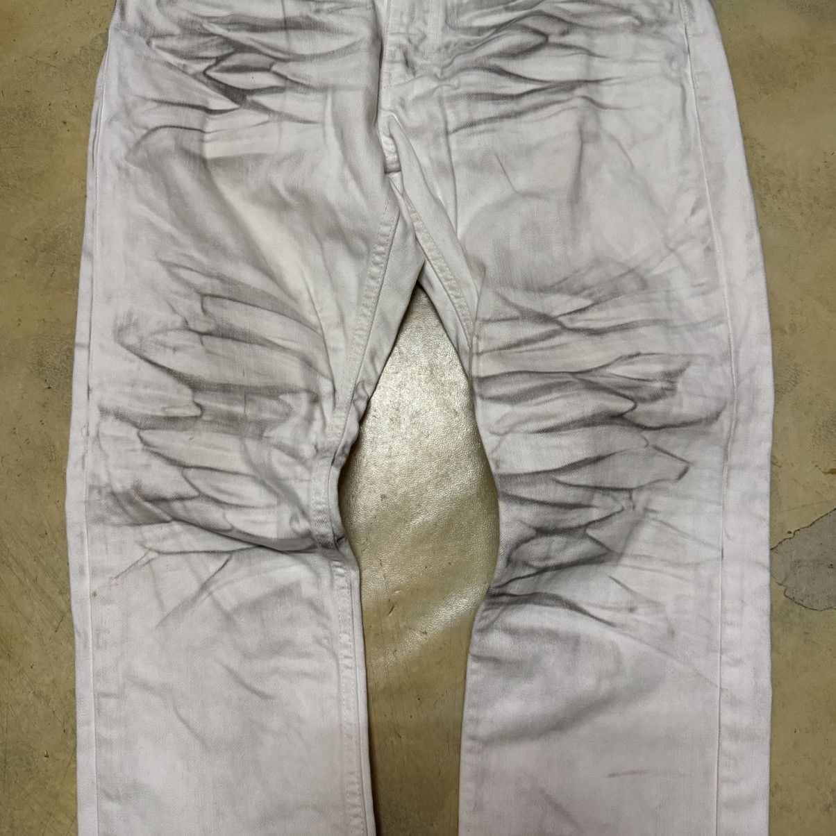 semanticdesign Semantic Design Rare Style Distressed Denim Jeans Size US 32 / EU 48 - 4 Thumbnail