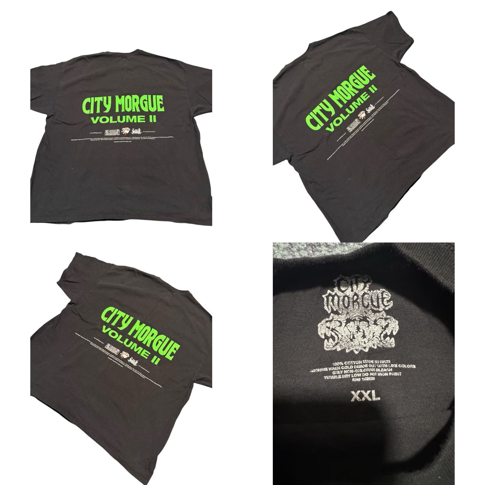 Vintage City Morgue Hoodie Unisex Adults XXL Red Cotton Blend Fleece Embroidered Logo Pullover Long Sleeve Athletic Sports 2XL Size US XXL / EU 58 / 5 - 8 Thumbnail