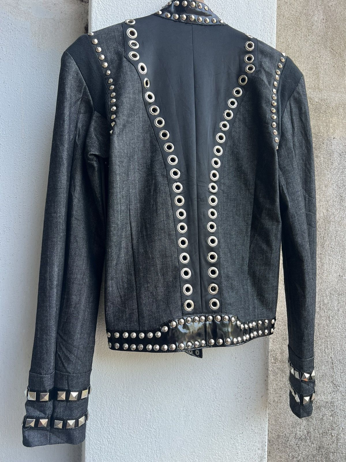 Vintage Vintage Tojo Denim Studded Custom Punk Beauty Beast Jacket Size US M / EU 48-50 / 2 - 9 Thumbnail