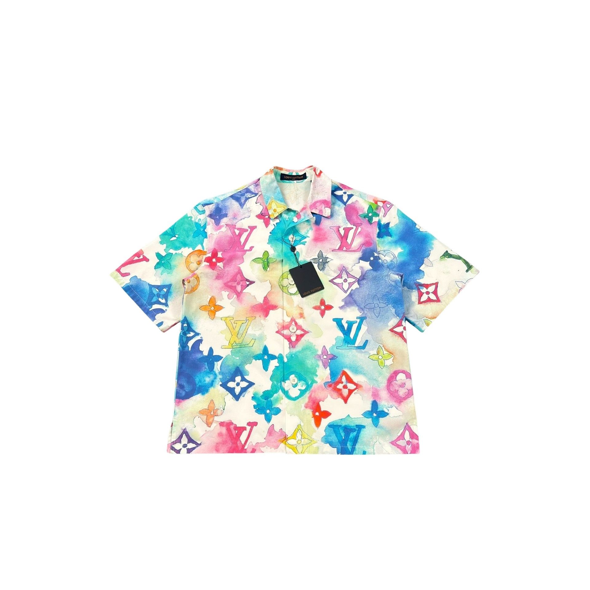 Louis Vuitton Louis Vuitton Watercolor Monogram Short Sleeve Shirt M Size US M / EU 48-50 / 2 - 1 Thumbnail