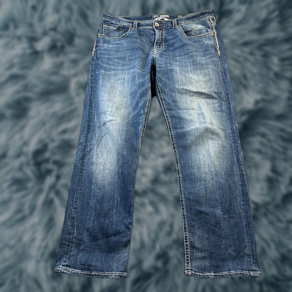 Vintage BKE Jeans Mens 36x30 Nolan Blue Denim Pants Ranchwear Cowboy Rodeo Size US 36 / EU 52 - 1 Thumbnail
