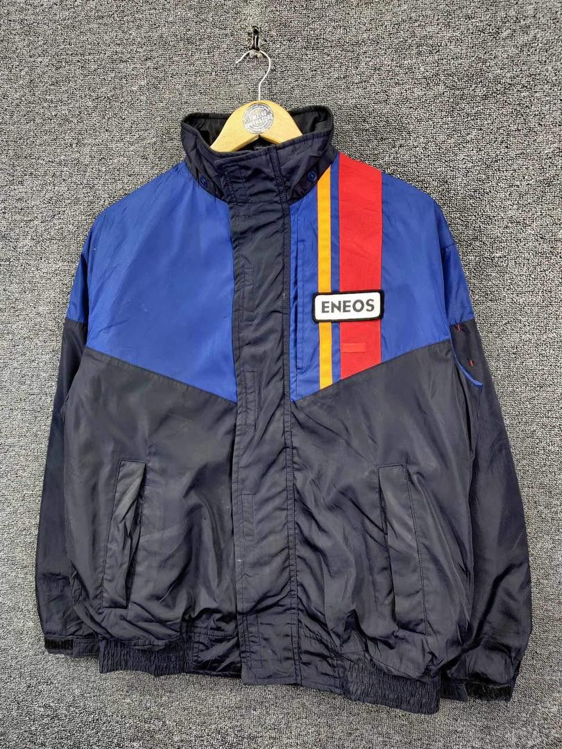 Japanese Brand Vintage Eneos Racing Worker Jacket Size US M / EU 48-50 / 2 - 2 Thumbnail