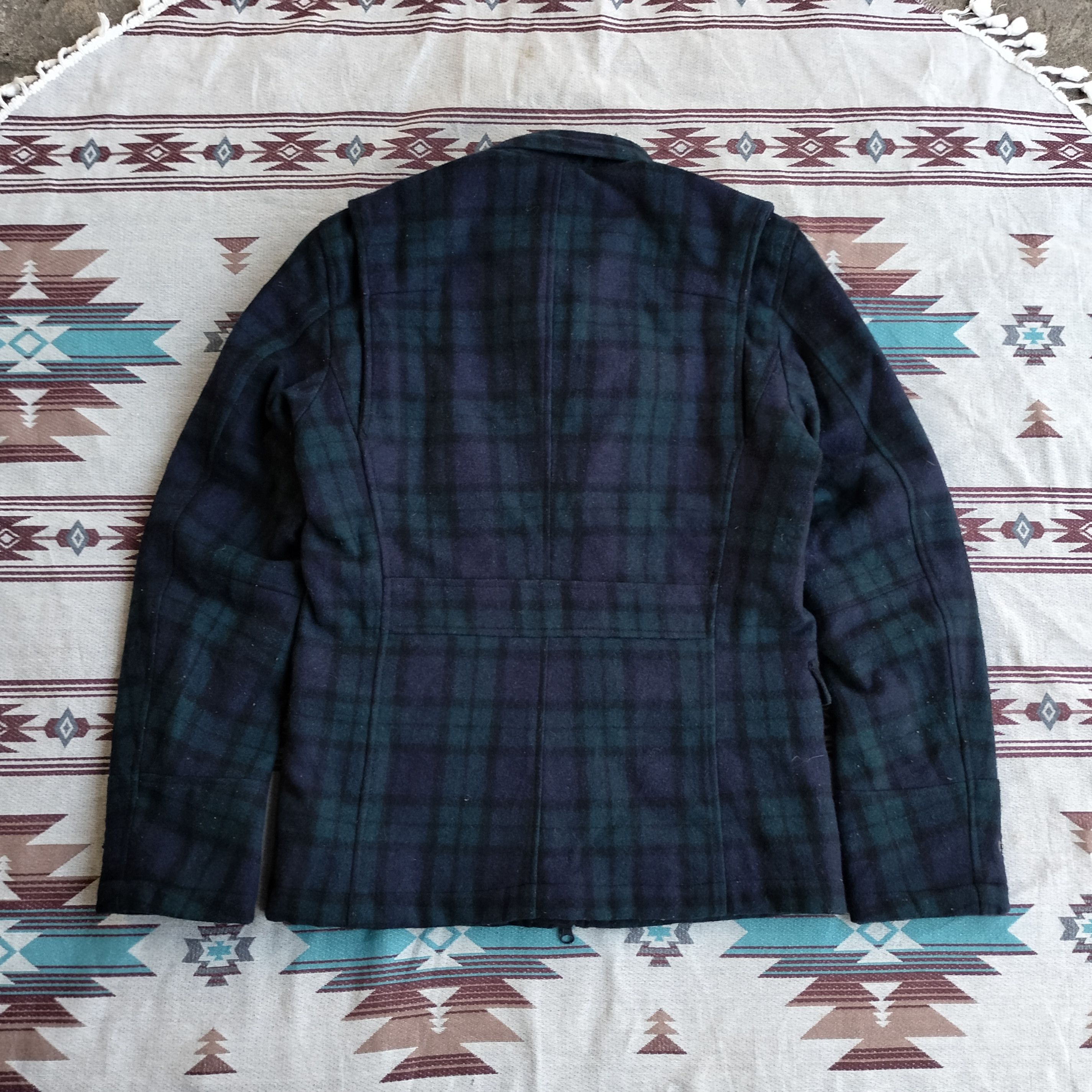 Nicole Club Nicole Club For Men japan plaid wool jacket Size US M / EU 48-50 / 2 - 2 Thumbnail