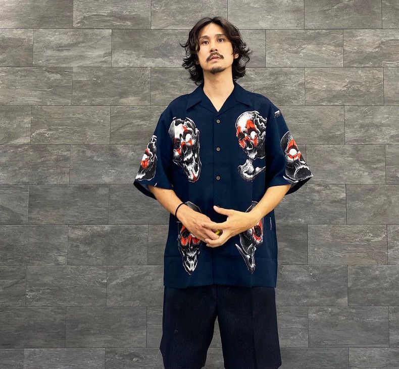 Wacko Maria WACKO MARIA 56 Tattoo Shirt 22ss Short Sleeve Shirt, Japan Size US M / EU 48-50 / 2 - 8 Thumbnail