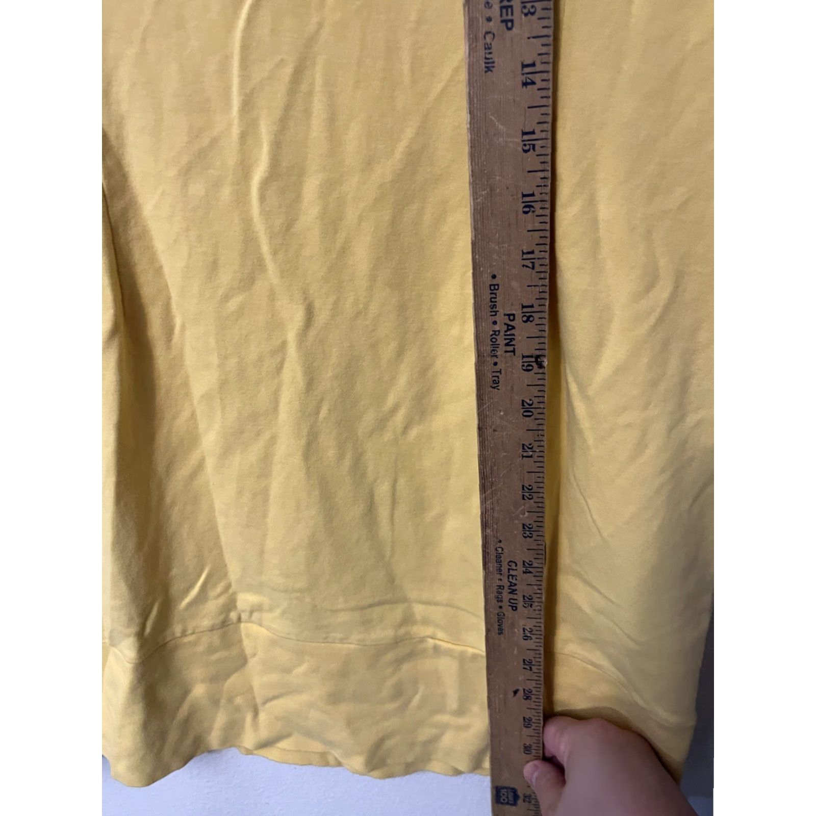 Vintage New York & Company Womens Dress Sleeveless Yellow Round Neck A-Line L Knee Length Casual Vintage No Size L / US 10 / IT 46 - 5 Thumbnail