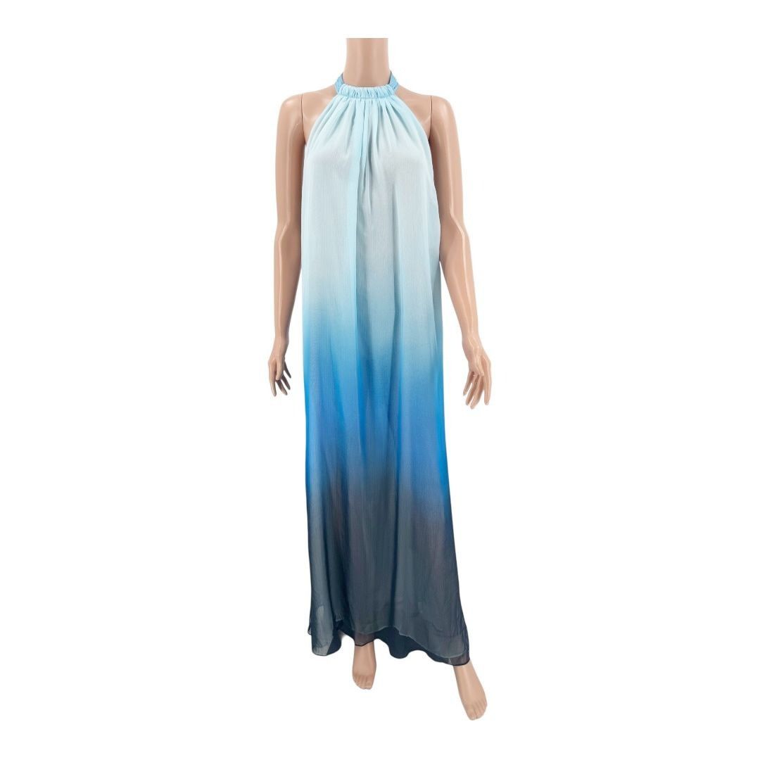 Jonathan Simkhai Jonathan Simkhai Cover-Up Ombre Swim Maxi Dress Blue Size S Size S / US 4 / IT 40 - 1 Thumbnail