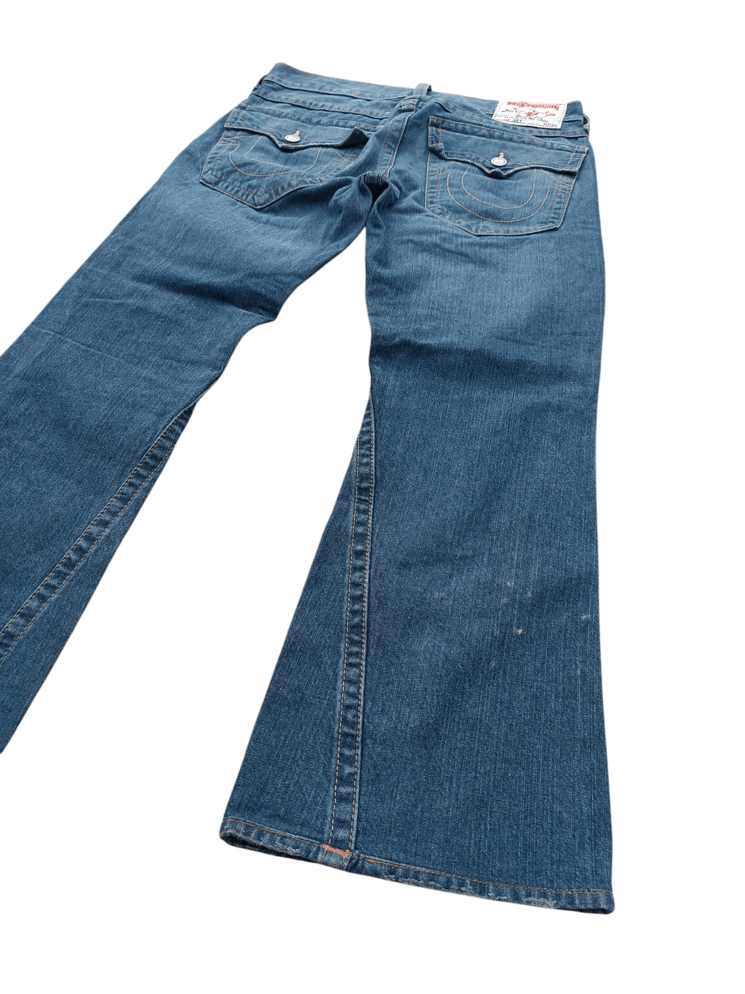 True Religion VINTAGE True Religion Joey Flare Jeans TR026 Size US 34 / EU 50 - 4 Thumbnail
