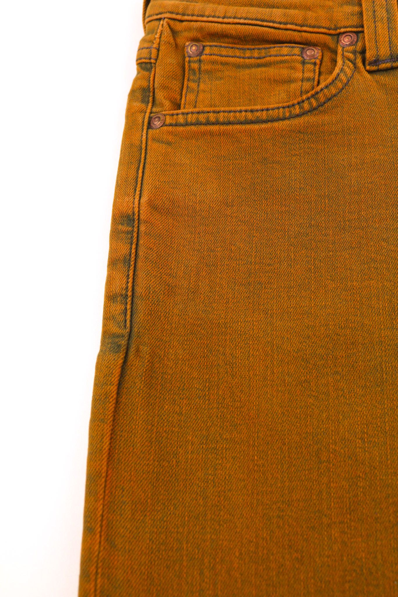 Nudie Jeans TIGHT LONG JOHN W28/L34 Organic Icon Orange Jeans 82580 Size US 28 / EU 44 - 9 Thumbnail