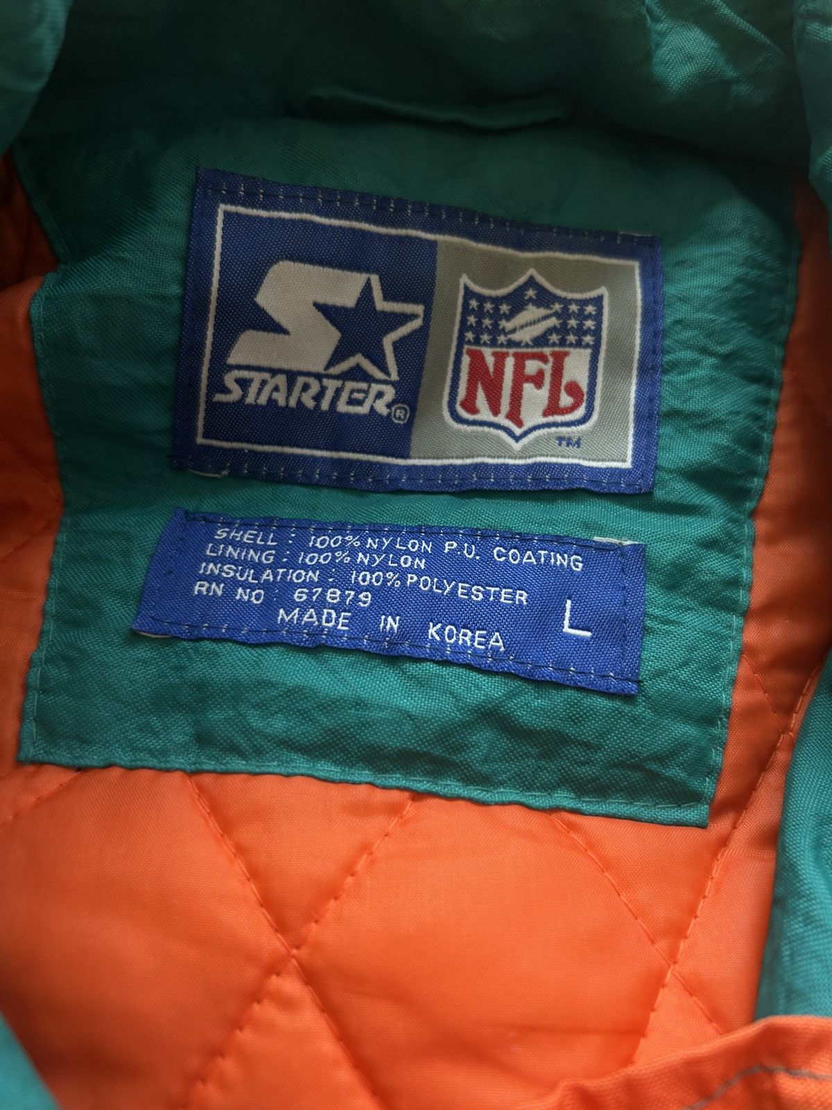 NFL Vintage Starter NFL Dolphins Jacket Size US XL / EU 56 / 4 - 2 Thumbnail