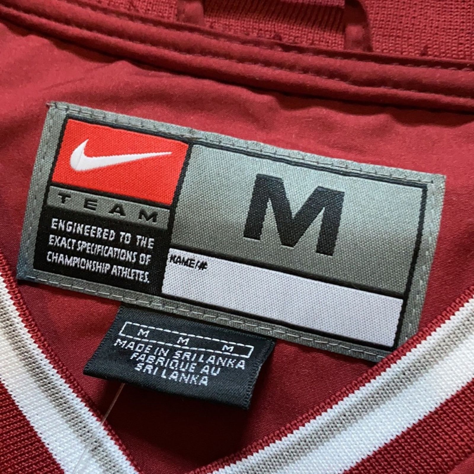 Nike 2003 Nike Alabama Crimson Tide Center Swoosh Windbreaker Size US M / EU 48-50 / 2 - 6 Thumbnail