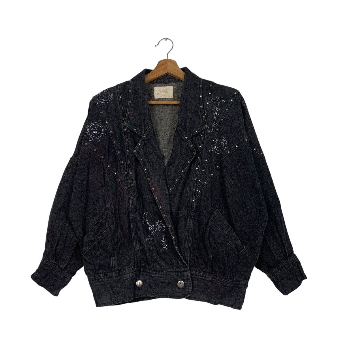 Japanese Brand Nice Design Japanese Brand Spica Gothic Denim Jacket Size M / US 6-8 / IT 42-44 - 1 Thumbnail