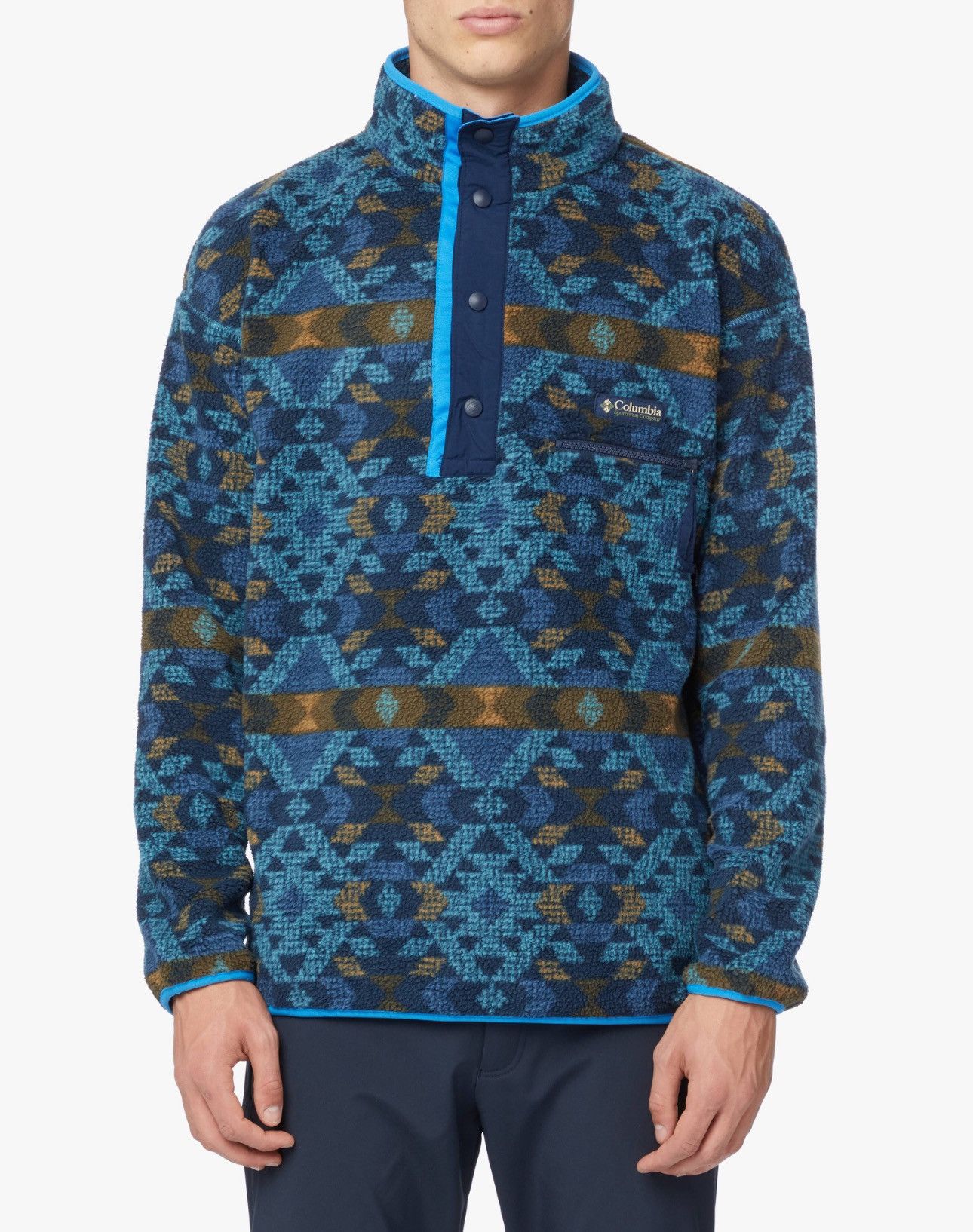 Columbia Vintage Columbia Helvetia half snap printed fleece in canyon Size US M / EU 48-50 / 2 - 1 Thumbnail