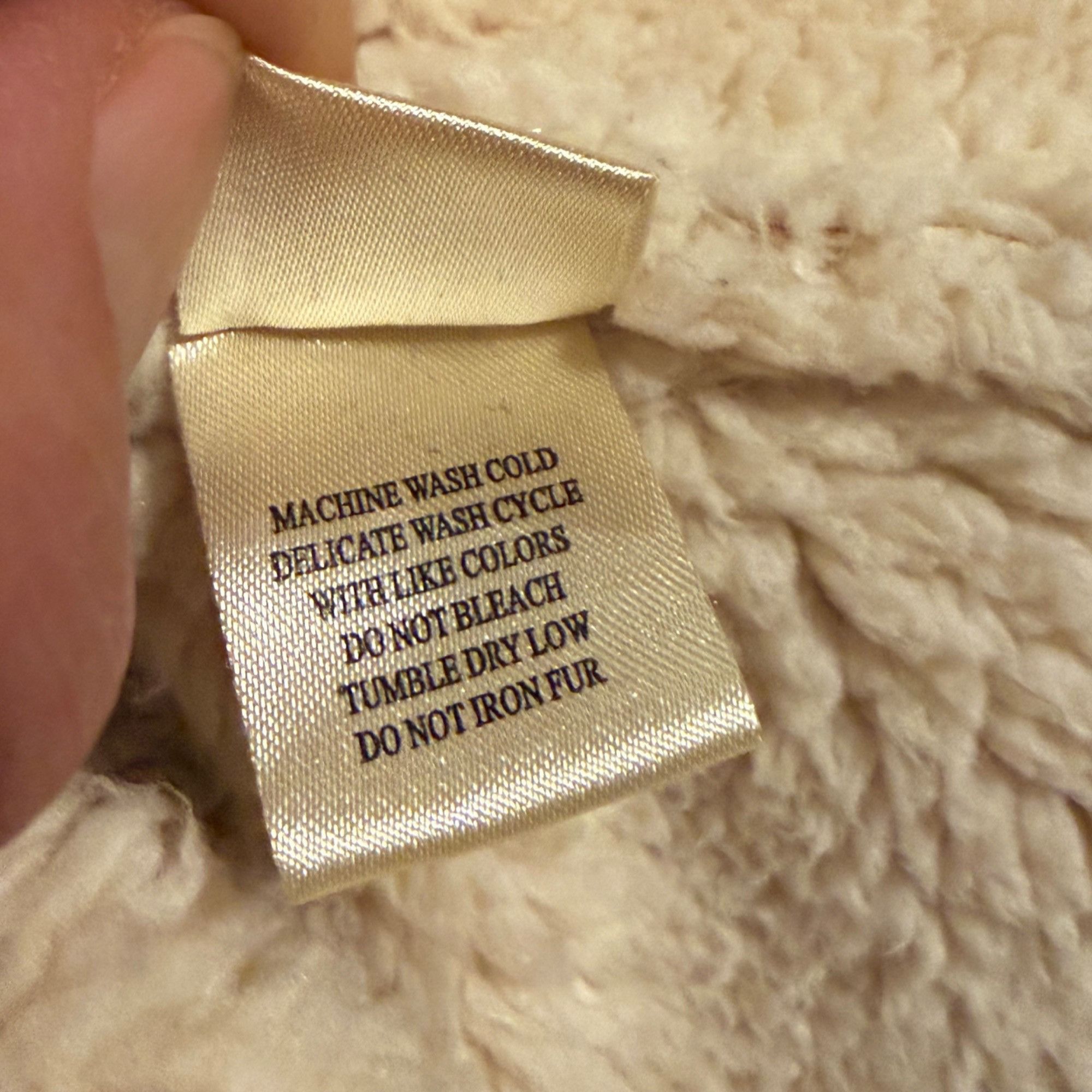dylan Dylan Los Angeles Womens Faux Shearling Vest Small Tan & Cre Size S / US 4 / IT 40 - 5 Thumbnail