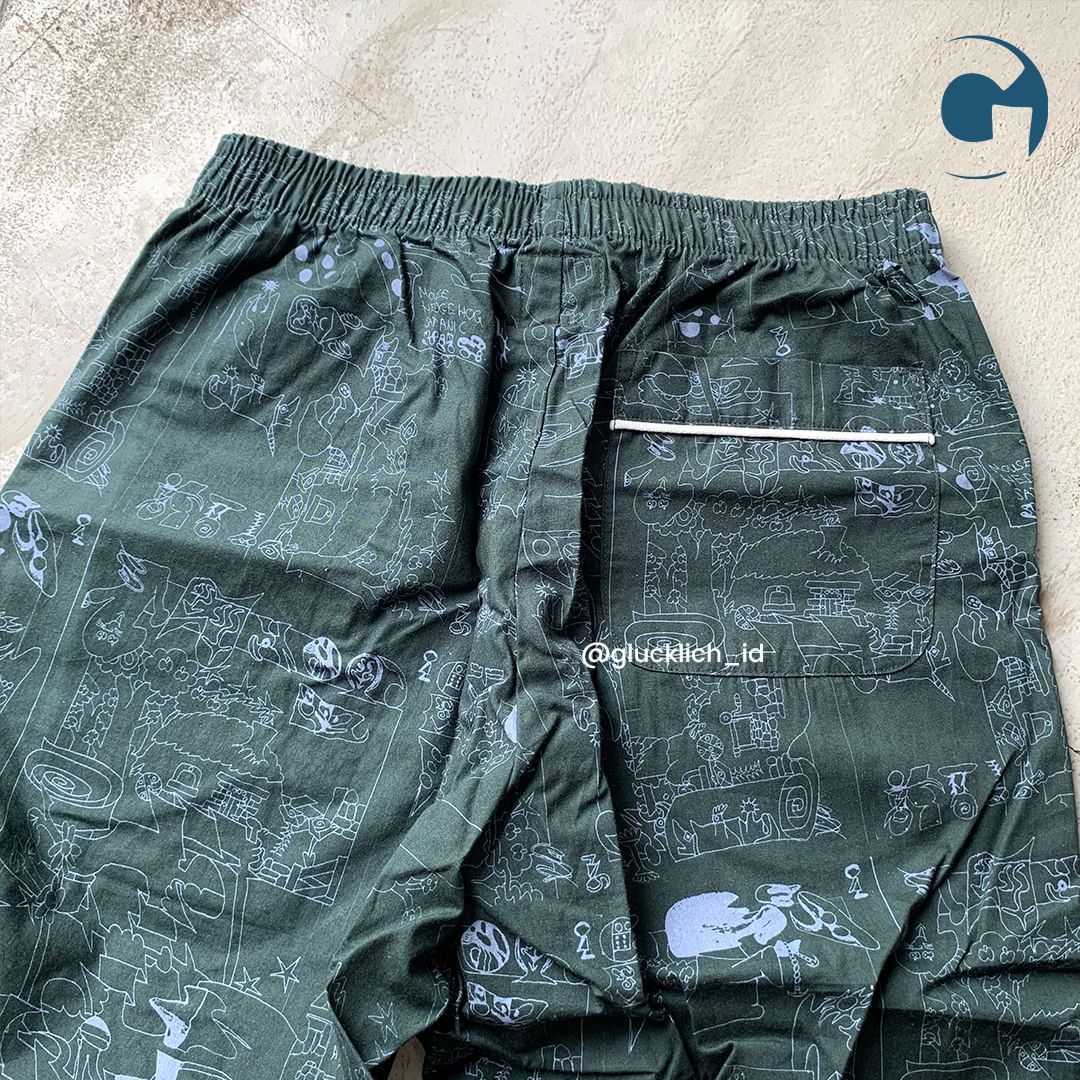 Brain Dead Brain Dead, Hedgehog Pajama Bottom in Forest Green Size US 26 / EU 42 - 5 Thumbnail