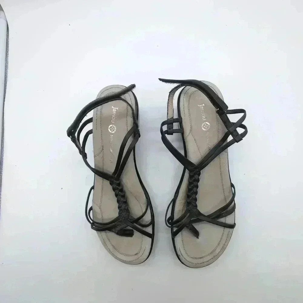 Designer Jambu Sport Wedge Design Sandals braided with ankle strap Size US 10 / IT 40 - 3 Thumbnail