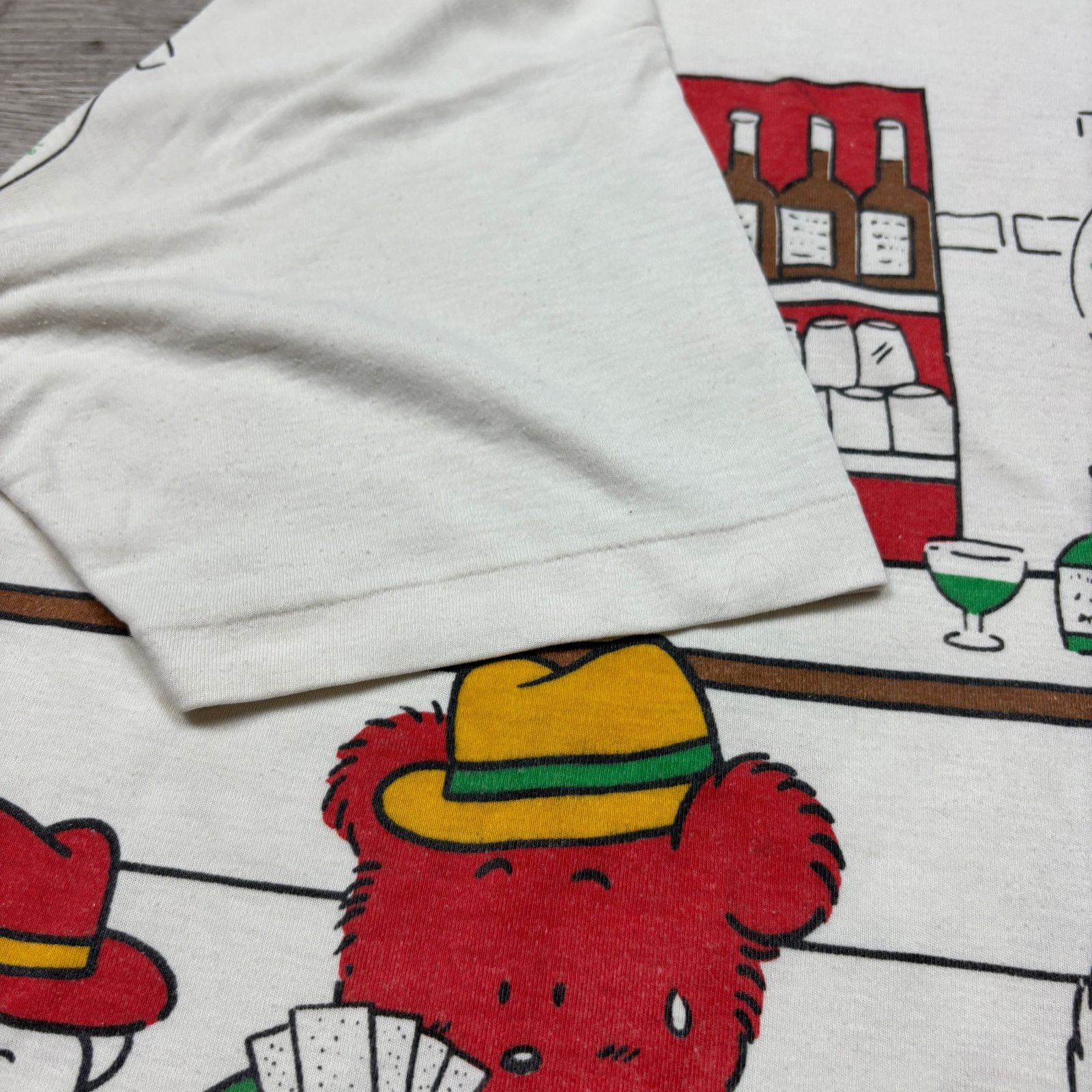 Vintage VTG Wing Hung Hustler Zoo Animal Single Stitch Shirt Small Size US S / EU 44-46 / 1 - 5 Thumbnail