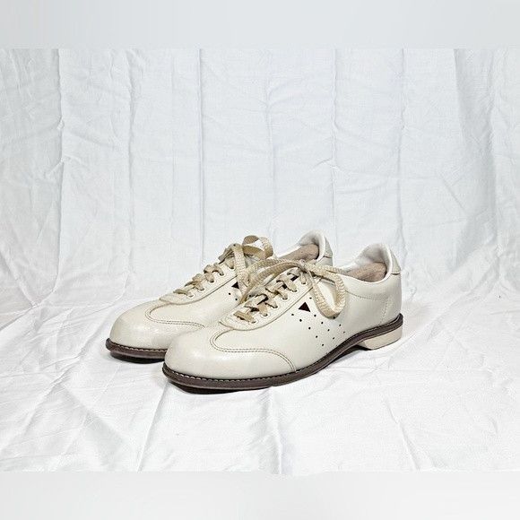 Vintage 70's Amf Mens Beige Leather Bowling Shoes~9.5~ Shoes