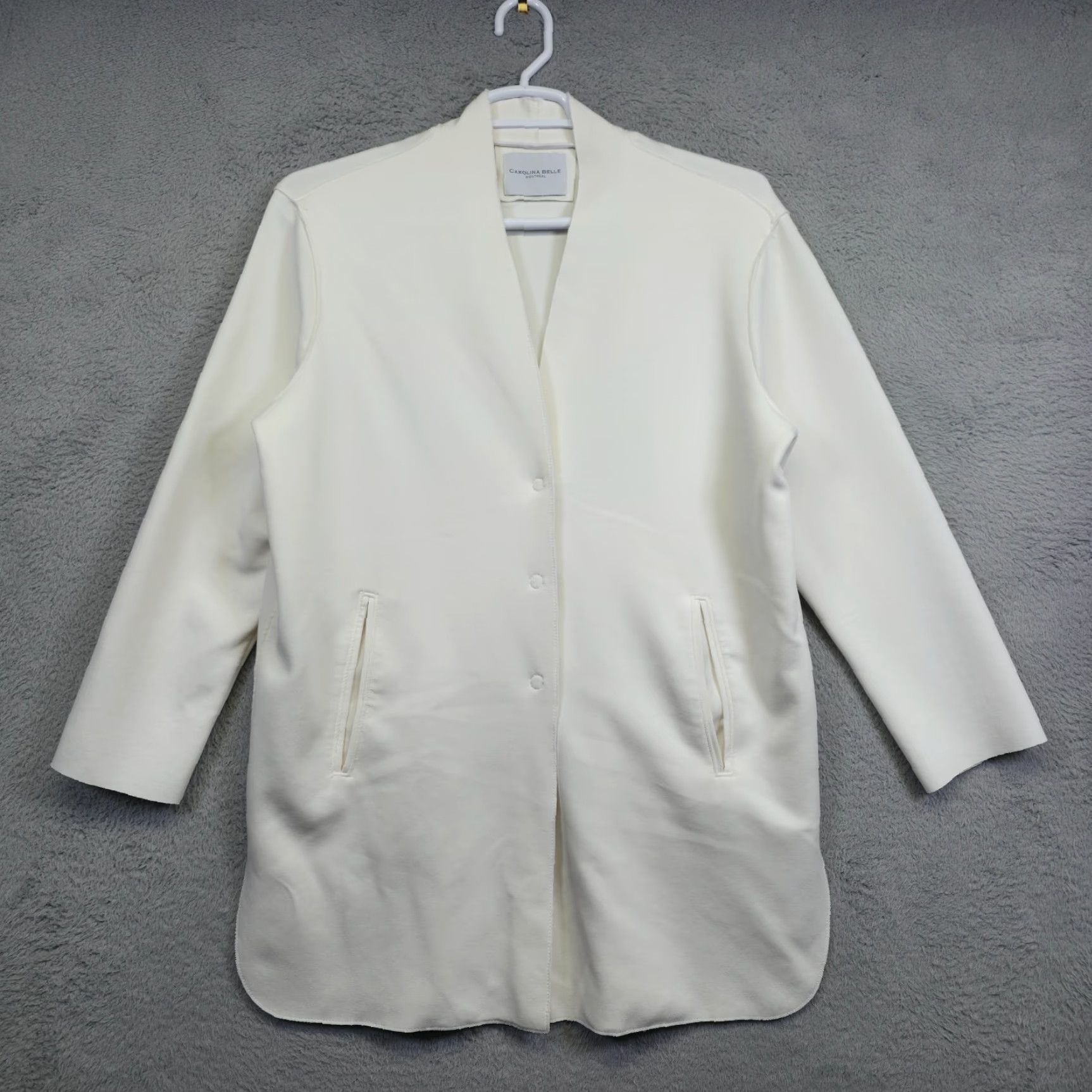 VINTAGE Carolina Belle Jacket Womens Plus 1X White Blazer Office