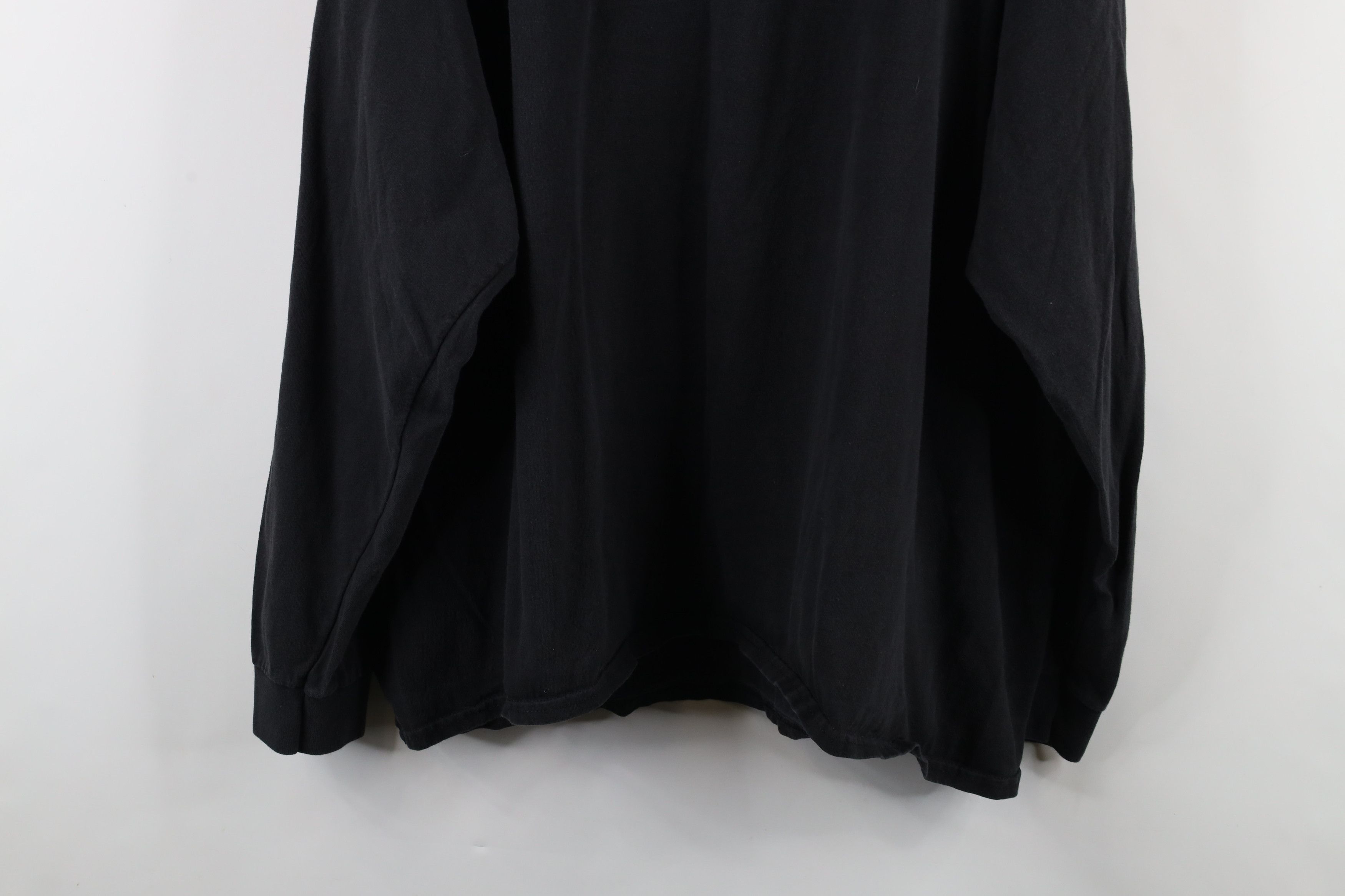 Vintage Vintage 90s Streetwear Cotton Long Sleeve T-Shirt Black Size US XXL / EU 58 / 5 - 8 Thumbnail