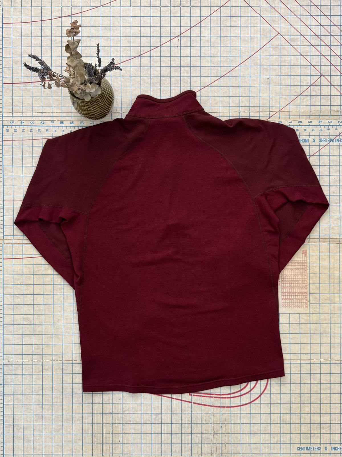 Patagonia Patagonia 1/4 Zip Base Layer Maroon Red Size Large Mens Size US L / EU 52-54 / 3 - 8 Thumbnail