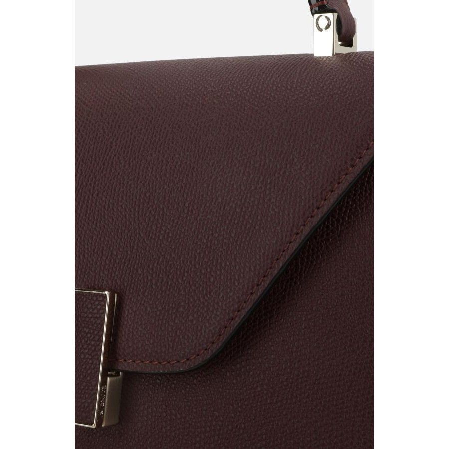 Valextra VALEXTRA Iside Medium Amaranth Red Grainy Leather Handbag Ne Size ONE SIZE - 4 Thumbnail