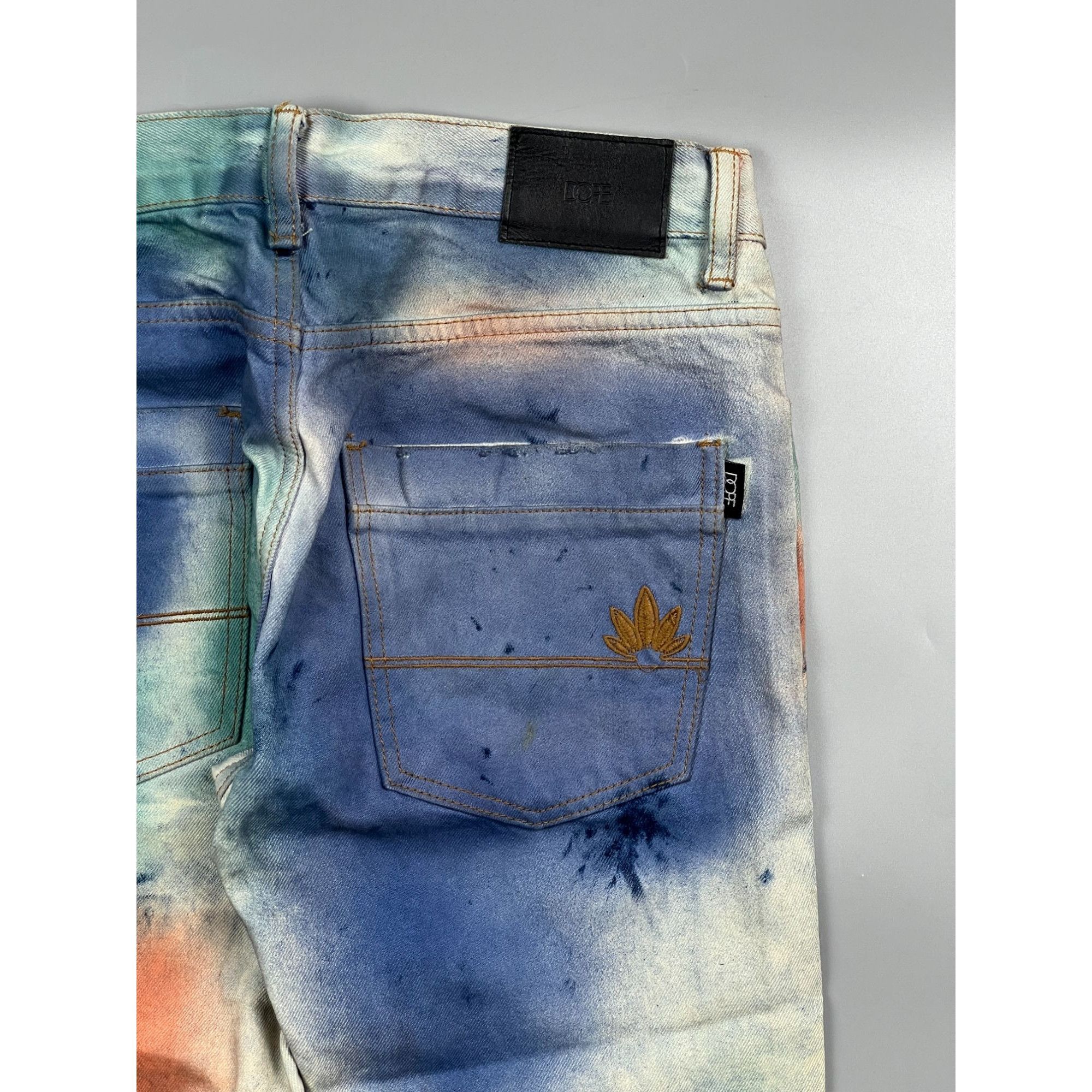 Other Dope Multicolour Skinny Denim Jeans Pants (Y0968) Size US 32 / EU 48 - 10 Thumbnail