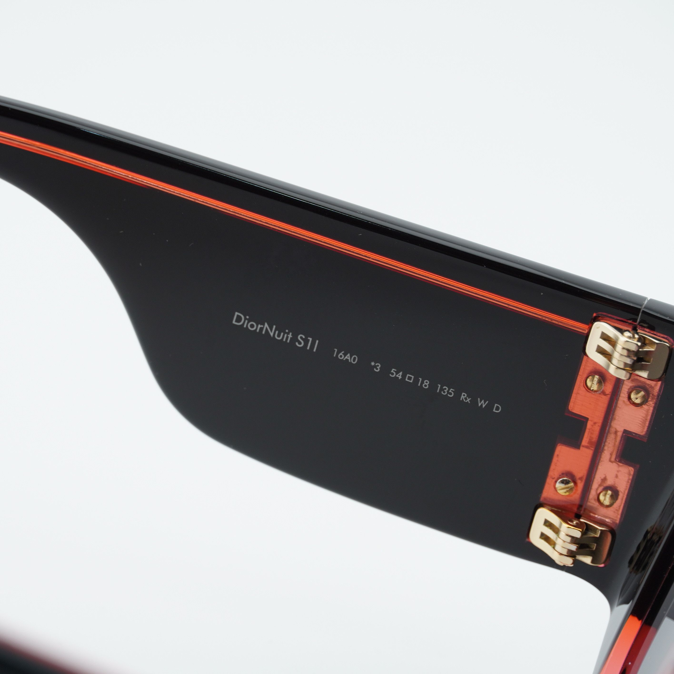 Dior Dior DIORNUIT S1I 16A0 Sunglasses Black Square Frame Size ONE SIZE - 4 Thumbnail