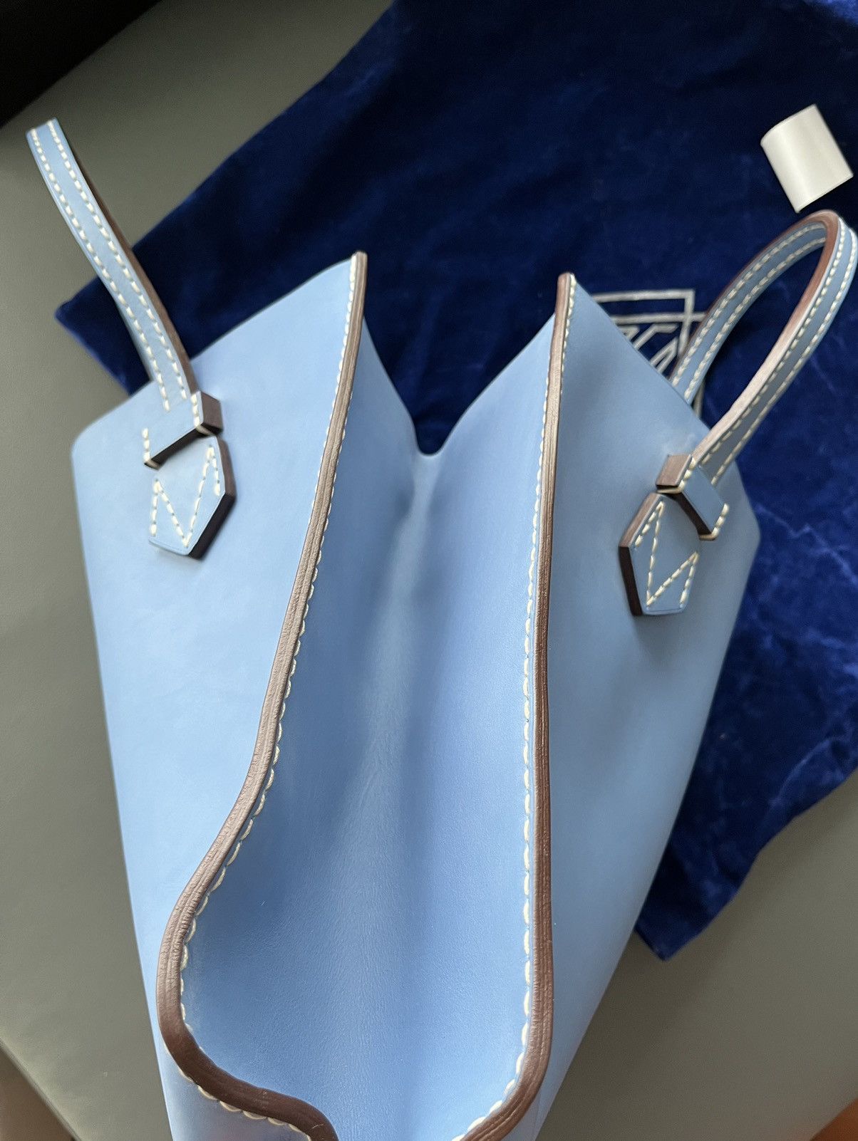 Moreau Paris Brand New Sold Out Vintage Moreau Paris Leather Tote Bag Size ONE SIZE - 18 Thumbnail