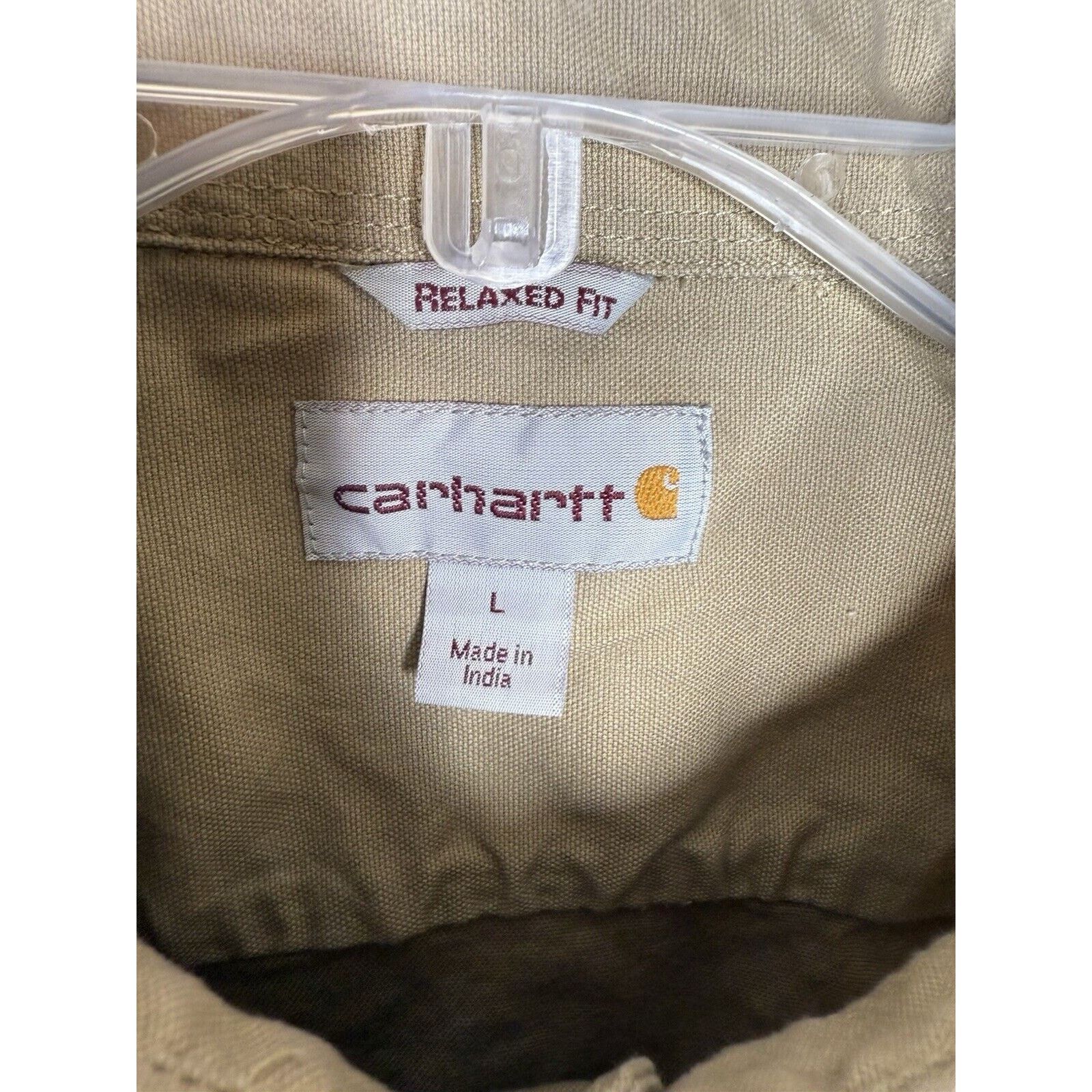 Carhartt Carhartt Canvas Shirt Men Large Rugged Flex Relaxed Fit Size US L / EU 52-54 / 3 - 3 Thumbnail