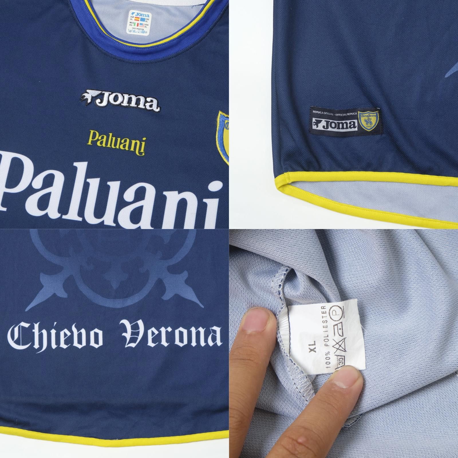 Joma 2002/03 Chievo Verona Third Shirt Joma (XL) Size US XL / EU 56 / 4 - 5 Thumbnail