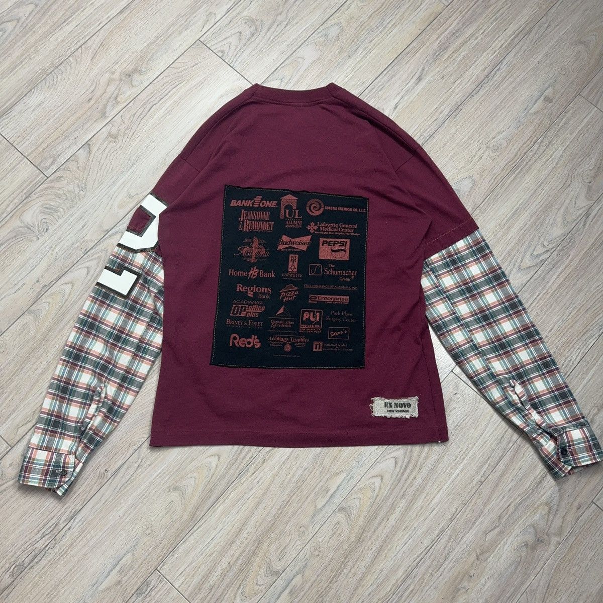 Vintage Rare Vintage Reconstructed 1 of 1 Custom Sharp Long Sleeve Size US XL / EU 56 / 4 - 2 Thumbnail