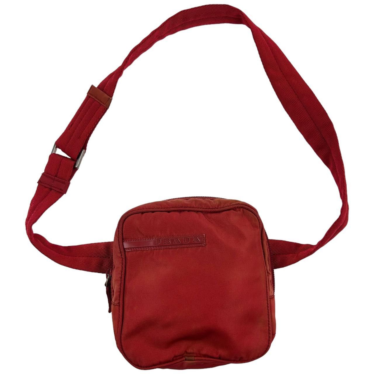 image of Vintage Prada Sport Cross Body Bag in Red, Men's
