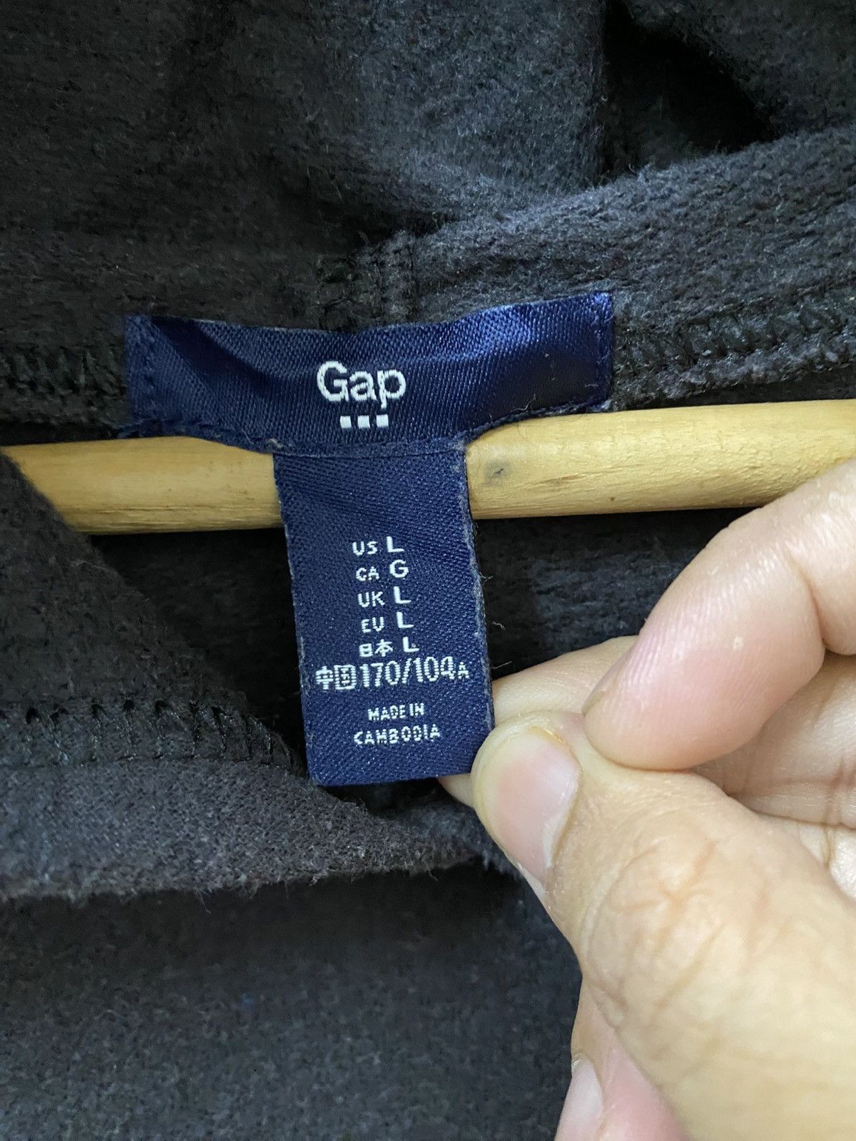 Gap Gap Hoodie Black Colour Size US L / EU 52-54 / 3 - 4 Thumbnail