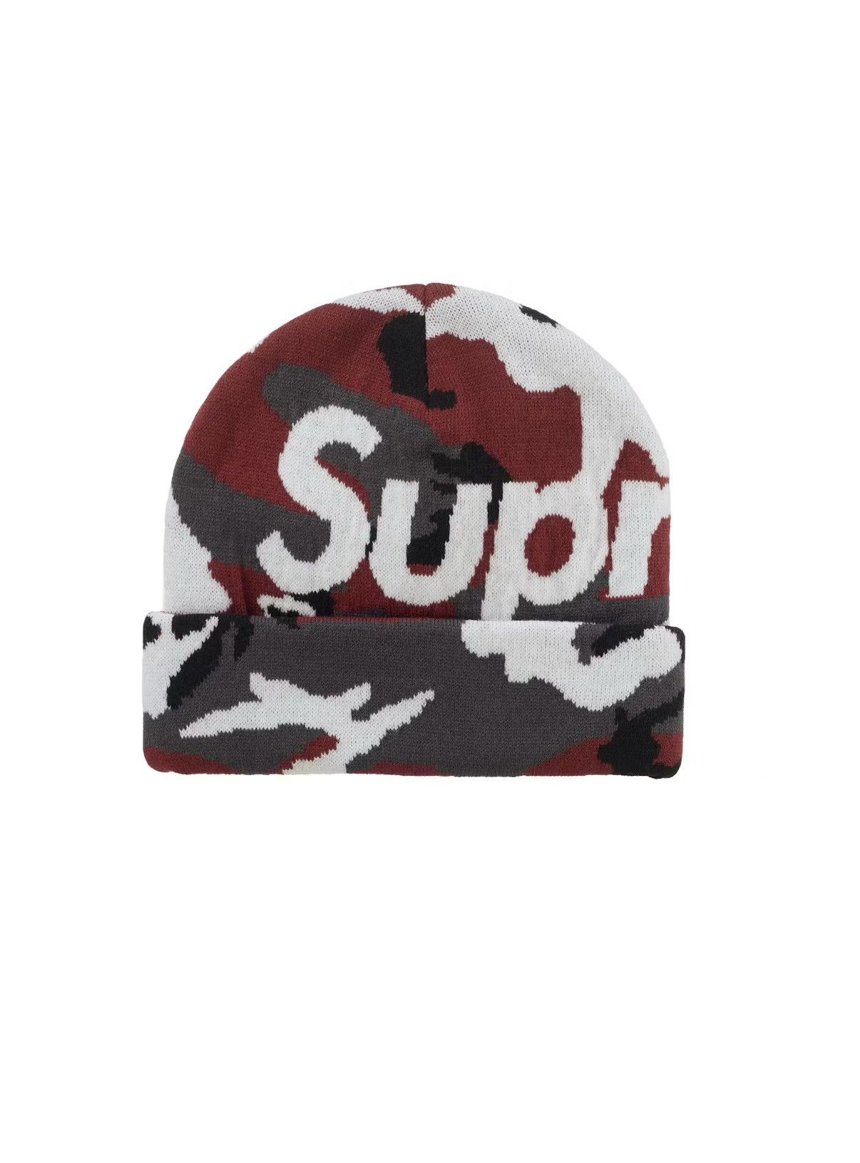 Supreme Supreme Camo Big Logo Beanie red camo In hand‼️ Size ONE SIZE - 1 Thumbnail