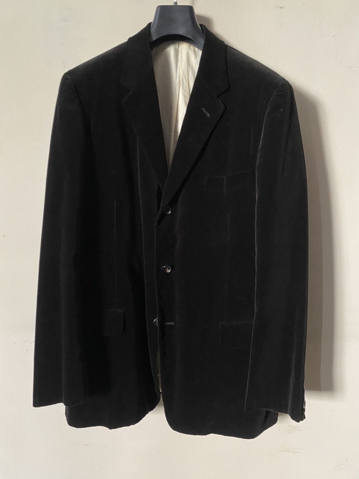 Yohji Yamamoto Yohji Yamamoto Velvet Blazer Costume d’homme Size 50L - 1 Thumbnail