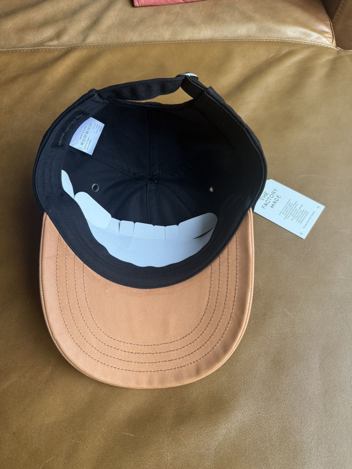 Other THE FACTORY MADE Leather Brim Cap Long Bill Cap FM934 Size ONE SIZE - 13 Thumbnail